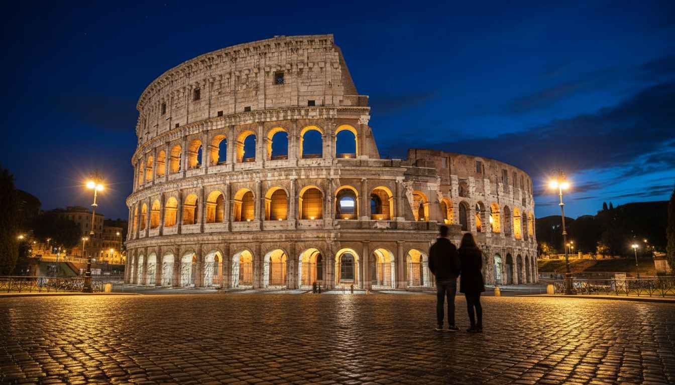 places to visit in rome at night